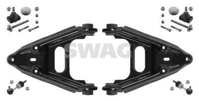 Control/Trailing Arm Kit, wheel suspension SWAG 12 93 2702