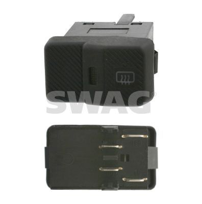 SWAG 30 91 7002 Switch, rear window heating