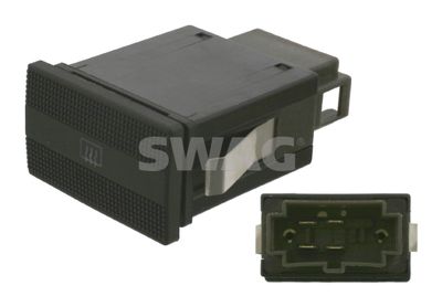 Switch, rear window heating SWAG 30 91 8080