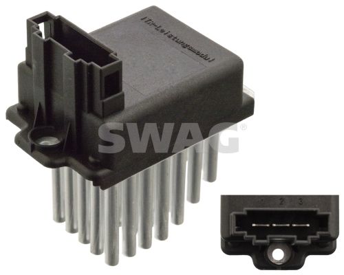 SWAG 30 93 0601 Control Unit, air conditioning