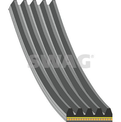 SWAG 33 10 8173 V-Ribbed Belt