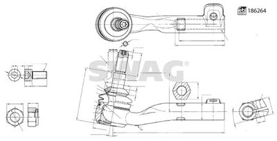Tie Rod End SWAG 33 11 0333