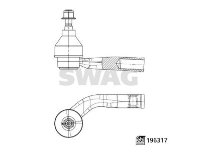 Tie Rod End SWAG 33 11 2120