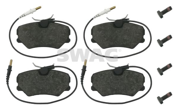 SWAG 62 91 6258 Brake Pad Set, disc brake