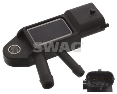 Sensor, exhaust pressure SWAG 70 94 5222