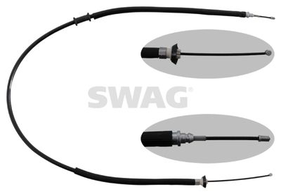 Cable Pull, parking brake SWAG 70 94 9619