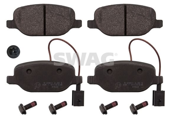 SWAG 74 11 6002 Brake Pad Set, disc brake