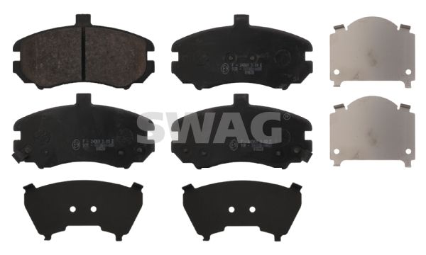 SWAG 90 91 6700 Brake Pad Set, disc brake