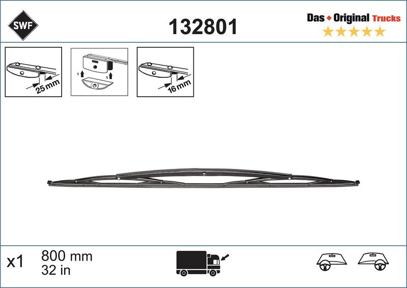 SWF 132801 Wiper Blade