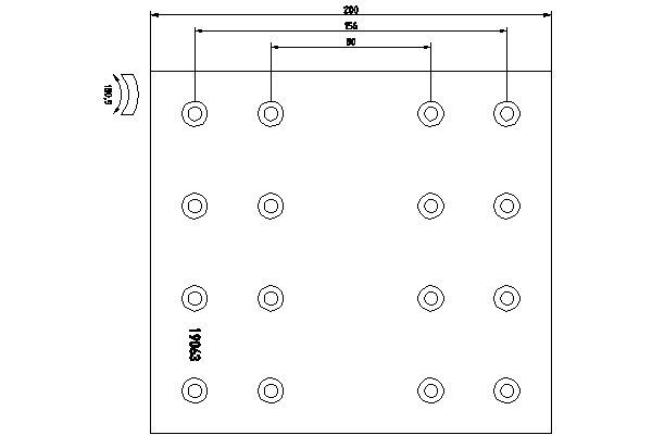 TEXTAR 1906304 Brake Lining Kit, drum brake