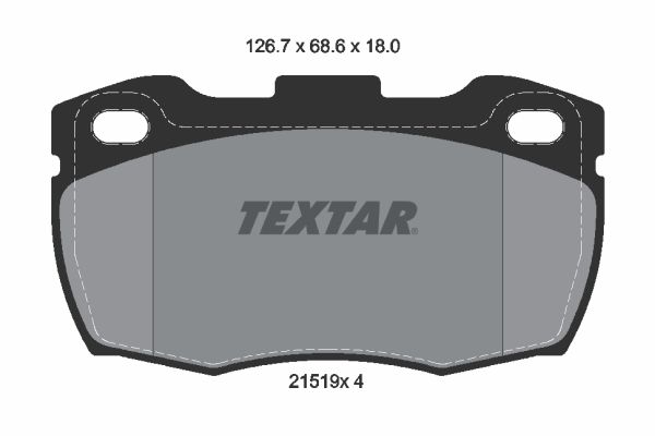 TEXTAR 2151901 Brake Pad Set, disc brake