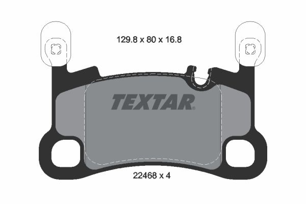 TEXTAR 2246801 Brake Pad Set, disc brake