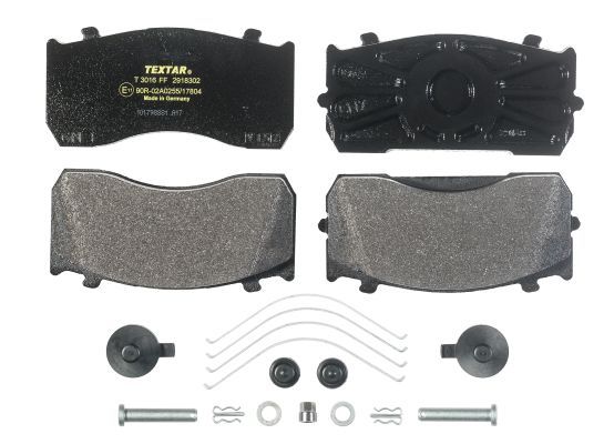TEXTAR 2918302 Brake Pad Set, disc brake