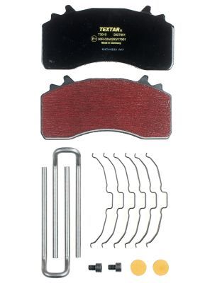 Brake Pad Set, disc brake TEXTAR 2927901