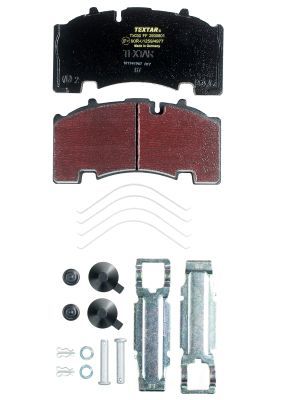 Brake Pad Set, disc brake TEXTAR 2930801
