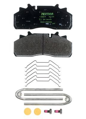Brake Pad Set, disc brake TEXTAR 2931302