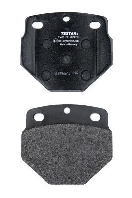 Brake Pad Set, disc brake TEXTAR 2974703