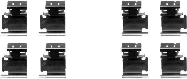 TEXTAR 82054300 Accessory Kit, disc brake pad