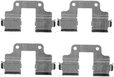 Accessory Kit, disc brake pad TEXTAR 82074100