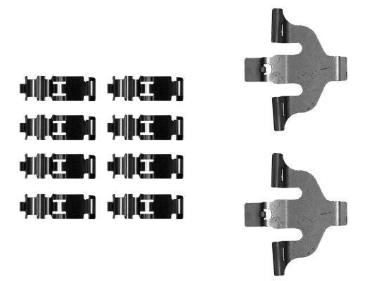 TEXTAR 82549300 Accessory Kit, disc brake pad