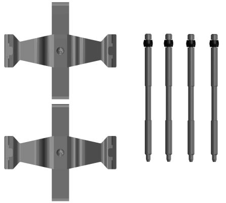 TEXTAR 82555400 Accessory Kit, disc brake pad