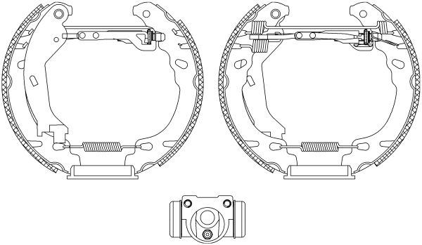 TEXTAR 84064600 Brake Shoe Set