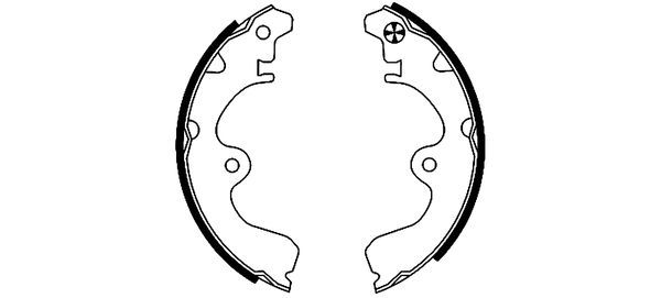 TEXTAR 91046900 Brake Shoe Set
