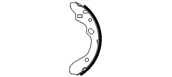 TEXTAR 91047400 Brake Shoe Set