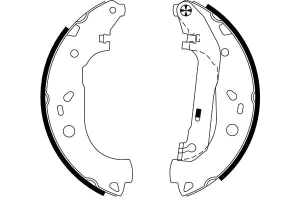 TEXTAR 91061400 Brake Shoe Set