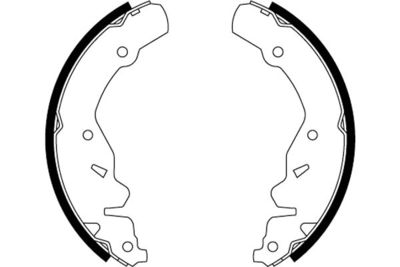 Brake Shoe Set TEXTAR 91064200