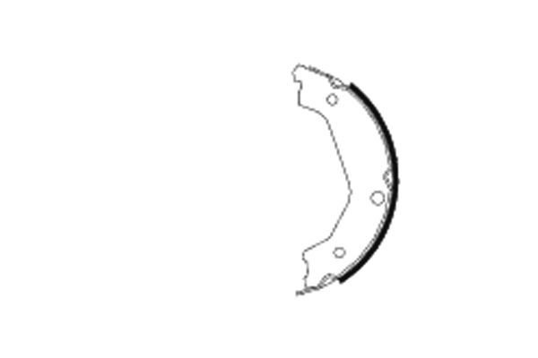 TEXTAR 91065700 Brake Shoe Set, parking brake