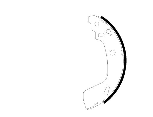 TEXTAR 91082200 Brake Shoe Set