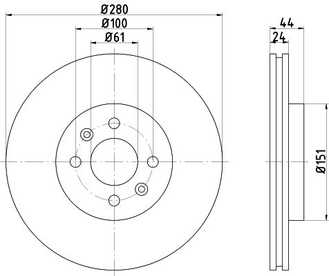 TEXTAR 92113903 Brake Disc