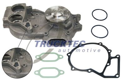 Water Pump, engine cooling TRUCKTEC AUTOMOTIVE 01.19.244