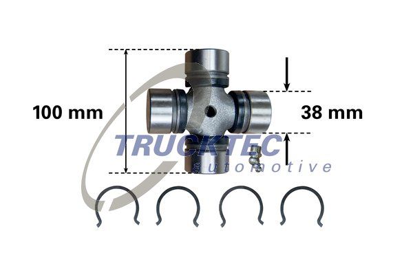 TRUCKTEC AUTOMOTIVE 01.34.010 Joint, propshaft