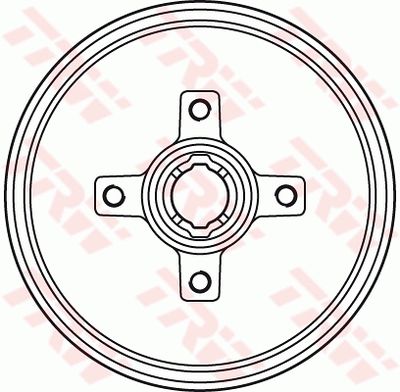 Brake Drum TRW DB4134BR