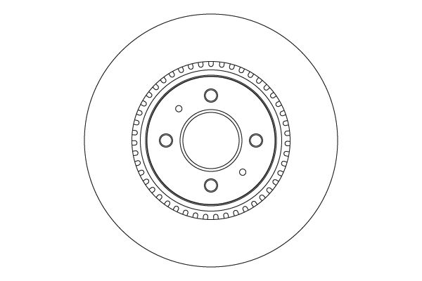 TRW DF6025 Brake Disc