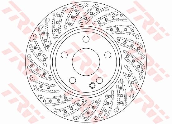 TRW DF6262S Brake Disc