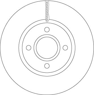 Brake Disc TRW DF6509