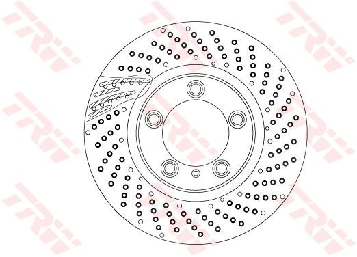 TRW DF6541S Brake Disc