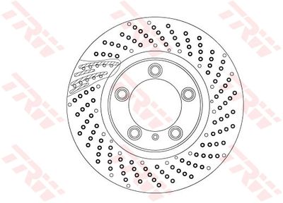 Brake Disc TRW DF6541S