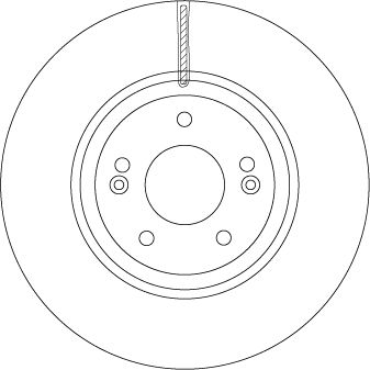 TRW DF6545S Brake Disc