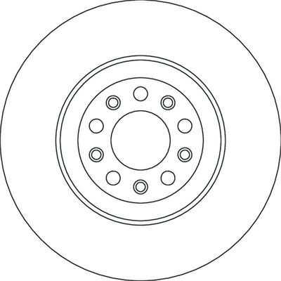 Brake Disc TRW DF6551S
