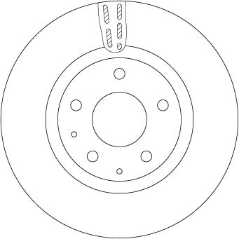 TRW DF6575 Brake Disc