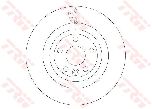 TRW DF6706S Brake Disc