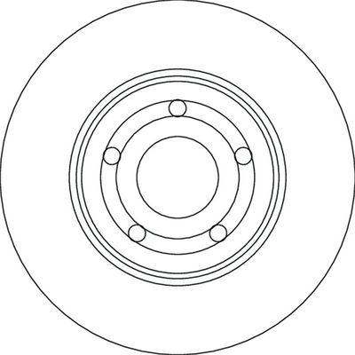 Brake Disc TRW DF6708