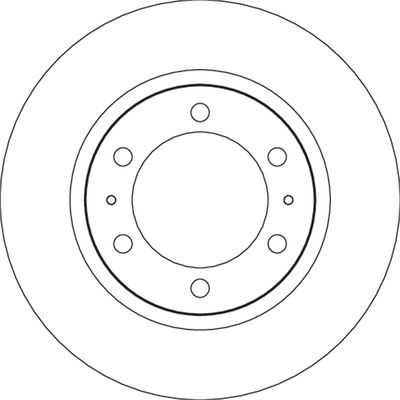 Brake Disc TRW DF6726S