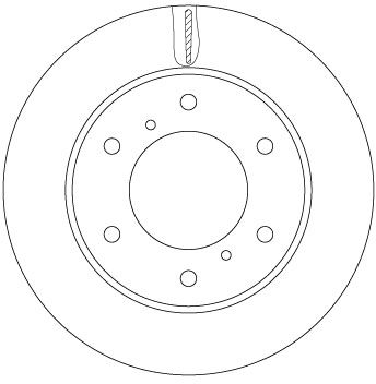 TRW DF6735 Brake Disc