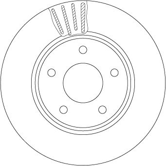 TRW DF6754 Brake Disc