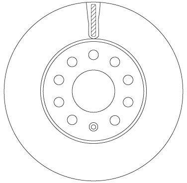 TRW DF6903S Brake Disc